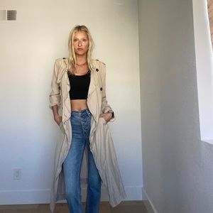 Abercrombie and Fitch lite weight Trench Coat.